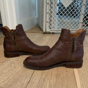 Franco Sarto brown booties - Size 8